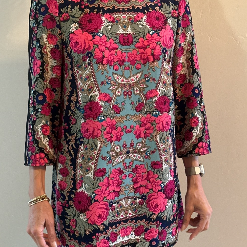 Floral Patterned Women's Top